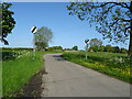 Farm road off Debenham Road