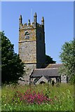 SW6328 : Sithney church by Elizabeth Scott