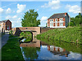 SO8277 : Canal at Limekiln Bridge in Kidderminster, Worcestershire by Roger  D Kidd