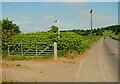 Honley Road at the end of Footpath 48/2, Farnley Tyas