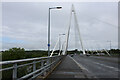 NZ3758 : Crossing the Northern Spire Bridge from the South by Chris Heaton