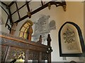 Part of the interior of the church at Llanyblodwel