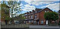 Road junction of Bentley Lane with Meanwood Road