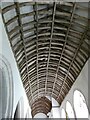SW8956 : St Enoder - South Aisle roof by Rob Farrow