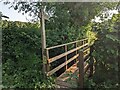 Footpath marker at Canon Frome