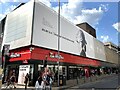 Nike advert on Manchester Arndale Centre fascia