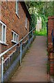 Ramped passageway from Park Lane, Bewdley, Worcs