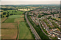 Bolham Lane crossing the A361 at Tiverton