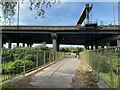 SP0890 : Road, rail and river, Aston by Robin Stott