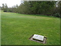 Tee marker, Cally Palace golf course