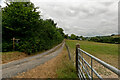 A road leading to Great Lilly Farm