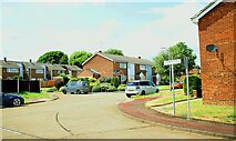 TQ8588 : Junction of Anders Fall, Young Close & Neil Armstrong Way, Leigh-on-Sea by David Kemp