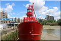 View of Lightship 95 Music Studio from Trinity Buoy Wharf