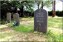 SN3312 : Grave of Lynette Roberts, Eglwys Llanybri by Natasha Ceridwen de Chroustchoff