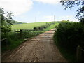 Gate on a lane from Wilden to the A4112