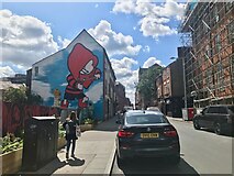 SK5740 : New street art on Broad Street by David Lally