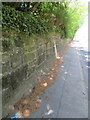 Wrexham Cemetery perimeter wall alongside Ruabon Road