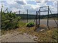 The tennis court at Penybryn