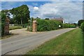 Entrance to New Buildings Farmhouse