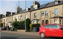 TL4557 : Terraced houses on Hills Road, Cambridge by David Howard