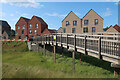 Bridge over a swale, Marleigh development