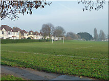 TQ8985 : Southchurch Park - NW corner by Robin Webster