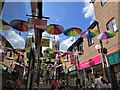 Umbrellas in Coppergate York