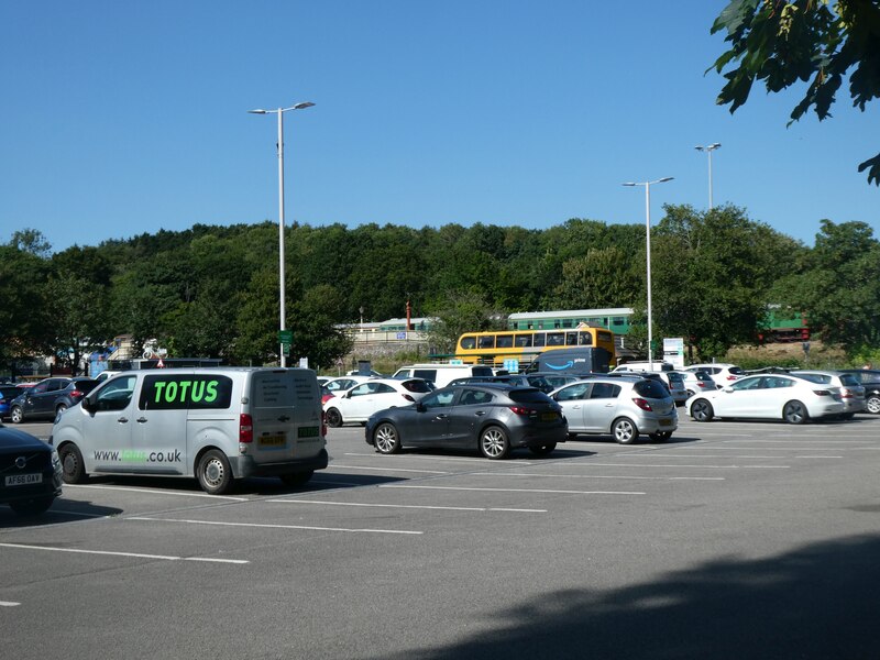 Park and Ride car park, Coypool,... © David Smith Geograph Britain