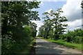 Swarby Lane leading to Swarby off the A15