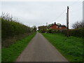 Minor road towards Inkberrow