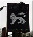 Sign for the White Lion, Leominster