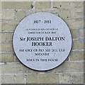TM3877 : Sir Joseph Dalton Hooker plaque by Adrian S Pye