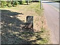 Parish boundary stone next to Championship Way