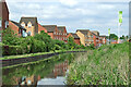 Modern housing by the Staffordshire and Worcestershire Canal, Kidderminster