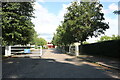 The entrance to Ware FC in Wodson Park