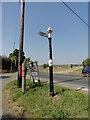 Direction Sign – Signpost on Whitehouse Lane, Wraxall and Failand parish