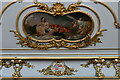 Silsoe, Wrest Park Country House: The Library Cornice