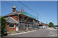 Scaffolding at the Old Shop