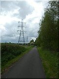 SJ3169 : Pylon by NCN5 near Hawarden Bridge by David Smith