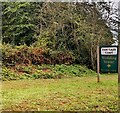 How Caple Court direction sign, Herefordshire