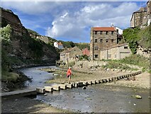 NZ7818 : Ford and Stepping Stones at Staithes by John Walton