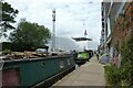 Boats moored near Camley Street