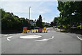 Mini-roundabout, Hayes Lane