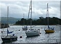 Yachts on the Afon Glaslyn