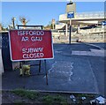 ST3088 : ISFFORDD AR GAU / SUBWAY CLOSED, Cambrian Road, Newport by Jaggery