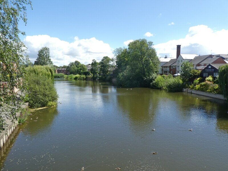 River Severn, Shrewsbury © Roger Cornfoot :: Geograph Britain and Ireland