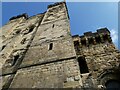 NZ2563 : Part of the Keep of Newcastle Castle by Jeremy Bolwell