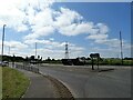 Approach to the roundabout at Benton Square