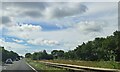 SK9417 : A1 southbound, approaching Stretton by Christopher Hilton