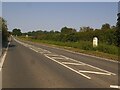 Wetherby Road with milestone